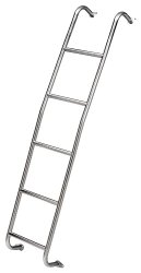 Surco 093S7 Short Stainless Steel Van Ladder Sprinter