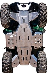 10-Piece Complete Aluminum Skid Plate Set, Yamaha Grizzly 700