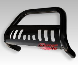 APS BB-CAK002B Black Bull Bar Bolt Over for select Chevrolet Silverado 1500 Models