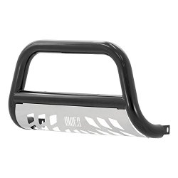 Aries B35-3007 Black  Bull Bar with Stainless Steel Skid Plate