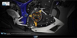 Dimotiv Engine Protective Cover-Right Side for YAMAHA MT-03 2015-2016 (GOLD)
