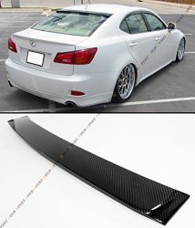 FOR 2006-2013 LEXUS IS 250/ IS 350/IS220 ISF VIP REAL CARBON FIBER REAR WINDOW ROOF SPOILER WING
