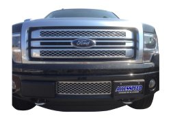Ford F150 Grille OEM Style Durable ABS Plastic Lower Bumper Insert Grille – Chrome EcoBoost Grilles 7002-1401 2009 2010 2011 2012 2013 2014 Ford F-150