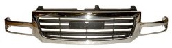 OE Replacement GMC Sierra Pickup Grille Assembly (Partslink Number GM1200475)
