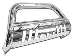 Stainless Steel Front Bumper Bull Bar Guard (Chrome) For 1999-2007 Ford F250 / F350 / F450 / F550 Superduty Models