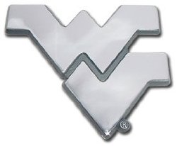 West Virginia University Mountaineers Chrome Plated Premium Metal Emblem Car Truck Motorcycle Logo