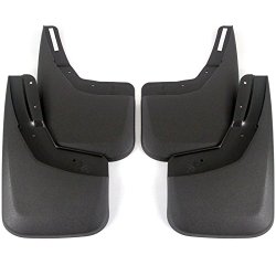 2014-2016 Chevy Chevrolet Silverado Molded Splash Guards Mud Flaps Custom Fit Front Rear New Body Style 4 Piece Set Pair