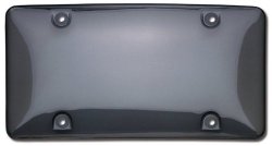 Cruiser Accessories 73200 Tuf Bubble Shield Novelty / License Plate Shield, Smoke