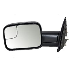 Drivers Power Trailer Tow Side View Mirror Heated 7×10 Flip-Up Replacement for Dodge Pickup Truck 55077445AO
