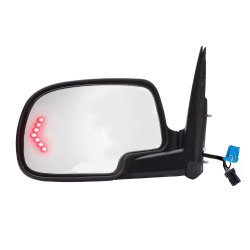 Fit System 62134G Chevrolet/GMC/Cadillac Driver Side OE Style Heated Power Replacement Towing Mirror with Arrow Signal