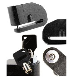 Hanperal Motorcycle Bike Cycle Security Alarm Disc Disk Lock w/ Loud Anti-theft Alarm Set