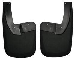 Husky Liners Custom Fit Rear Mudguard for Select Dodge Ram Models – Pack of 2 (Black)