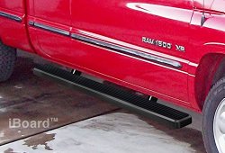 iBoard Running Board Black 4″ Fit Dodge Ram 1500 98-01 And For Ram 2500/3500 Quad Cab 98-02