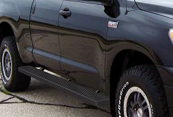 Matte Black 5″ iBoard Running Boards 07-16 Toyota Tundra Double Cab
