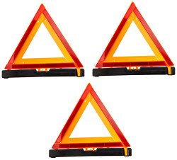 Multiprens DOTTRI Emergency Roadside Folding Warning Triangle Reflector (D.O.T. Approved)