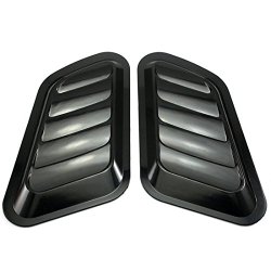 Neverland 2 x ABS Decorative Intake Scoop Turbo Bonnet Vent Cover Hood Auto
