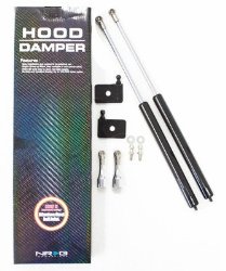 NRG Innovations Hood Damper Kit Carbon Fiber HD-140CF