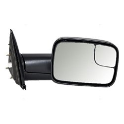 Passengers Power Side Trailer Tow Flip-Up Mirror Heated 7×10 Replacement for Dodge Pickup Truck 55077444AO