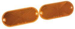 Reese Towpower 73819 Amber Quick Mount Reflector – 2 Pack