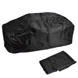 420D Oxford Winch Dust Cover Water and Uv Resistances Fits Driver Recovery 15000lb-17500lb Black
