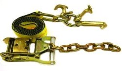 BA Products 38-100-x2 Ratchet with chain tail & strap w/ cluster (set of 2)
