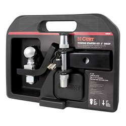 CURT 45534 Towing Starter Kit with 2″ Drop Ball Mount