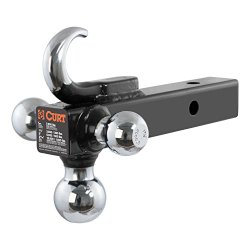 CURT 45675 Class 3 Hitch TriBall with Hook