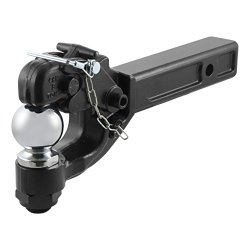 CURT 48006 Receiver Mount Combination Ball and Pintle Hook