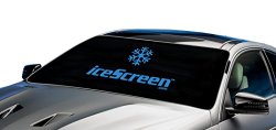 iceScreen Magnetic Frost Ice Snow Sun Windshield Cover – Deluxe Black