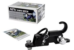 Komodo ATV3WH1782 ATV 3-Way Receiver Hitch with 1 7/8″ Hitch Ball