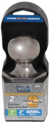 Reese Towpower 72843 Stainless Steel Interlock 2″ Hitch Ball