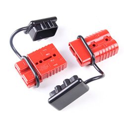 2-4 Gauge Driver Battery Quick Connect Plug Kit Recovery Winch Trailer 350 amps