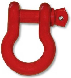 3/4 inch D-RING Shackle – PATRIOT RED Powdercoated (SINGLE) (4X4 OFF-ROAD VEHICLE RECOVERY)