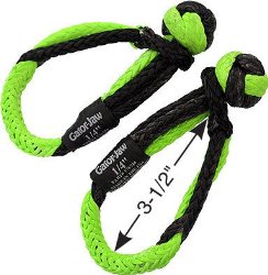 Bubba Rope Mini Gator Jaw 1/4″ Soft Shackle from SDHQ