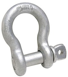 Campbell T9640835 Apex Tool Group Chain 1/2-in Screw Pin Anchor Shackle Clevis