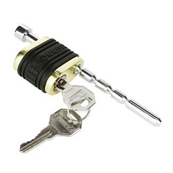 Connor Towing 1615230- Trailer Adjustable Coupler Lock, Brass