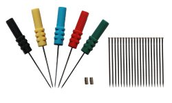 Hantek Back Pinning Probes/Needle/ Piercing Probes Set(Set of 5,Assorted Colors)