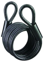 Master Lock 61DAT 6′ Black Self Coiling Cable