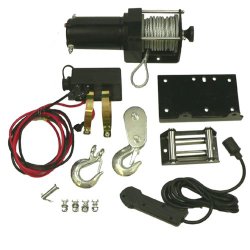 NEW COMPLETE ATV WINCH MOTOR ASSEMBLY KIT WITH REMOVABLE TOGGLE SWITCH 2500LBS RATING