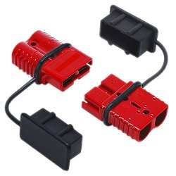 Orion Motor Tech 175A Battery Quick Connect/Disconnect Wire Harness Plug Connector Winch Trailer 0.35” Inner Diameter