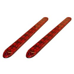 Pair of 15″ Red Multi-function Stop Turn Tail Marker Trailer Light LED Bar Truck Waterproof USA Made