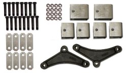 R and P Carriages 7000# Tandem Axle Spring Hanger Kit