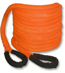 U.S. made 1 inch X 10 ft “Safety Orange” PolyGuard Kinetic SNATCH ROPE (4X4 VEHICLE RECOVERY)