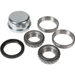 Ultra-Tow High-Performance Hub Bearing/Seal Kit – 1 1/4in. Inner Bearing, 1 1/4in. Outer Bearing, 1 1/2in. Double-Lip Spring-Loaded Oil Seal, 2.328in. Dust Cap, Model# 5712585