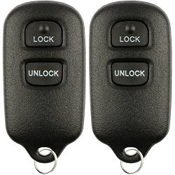 2 KeylessOption Replacement 2 Button Plus Panic Keyless Entry Remote Control Key Fob Compatible with HYQ12BAN, HYQ12BBX