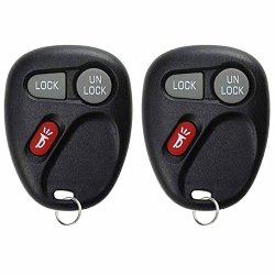 2 KeylessOption Replacement 3 Button Keyless Entry Remote Control Key Fob Compatible with 15042968