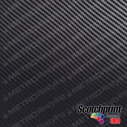 3M Scotchprint 1080 Carbon Fiber Vinyl Flex Wrap Black CF12 60″x48″