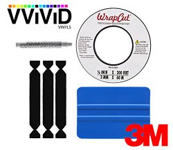 3M Vinyl Wrap tool kit with precision 200ft wrap cut tape