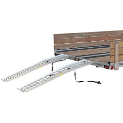 72 x 14″ Dual Arched 2,000 lb Capacity ATV Trailer Loading Ramps