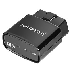 Coocheer Super Mini Wireless OBD2 car scan tool, Car Doctor, Diagnostic Scanner for Android and iPhone, iPad, IOS PC